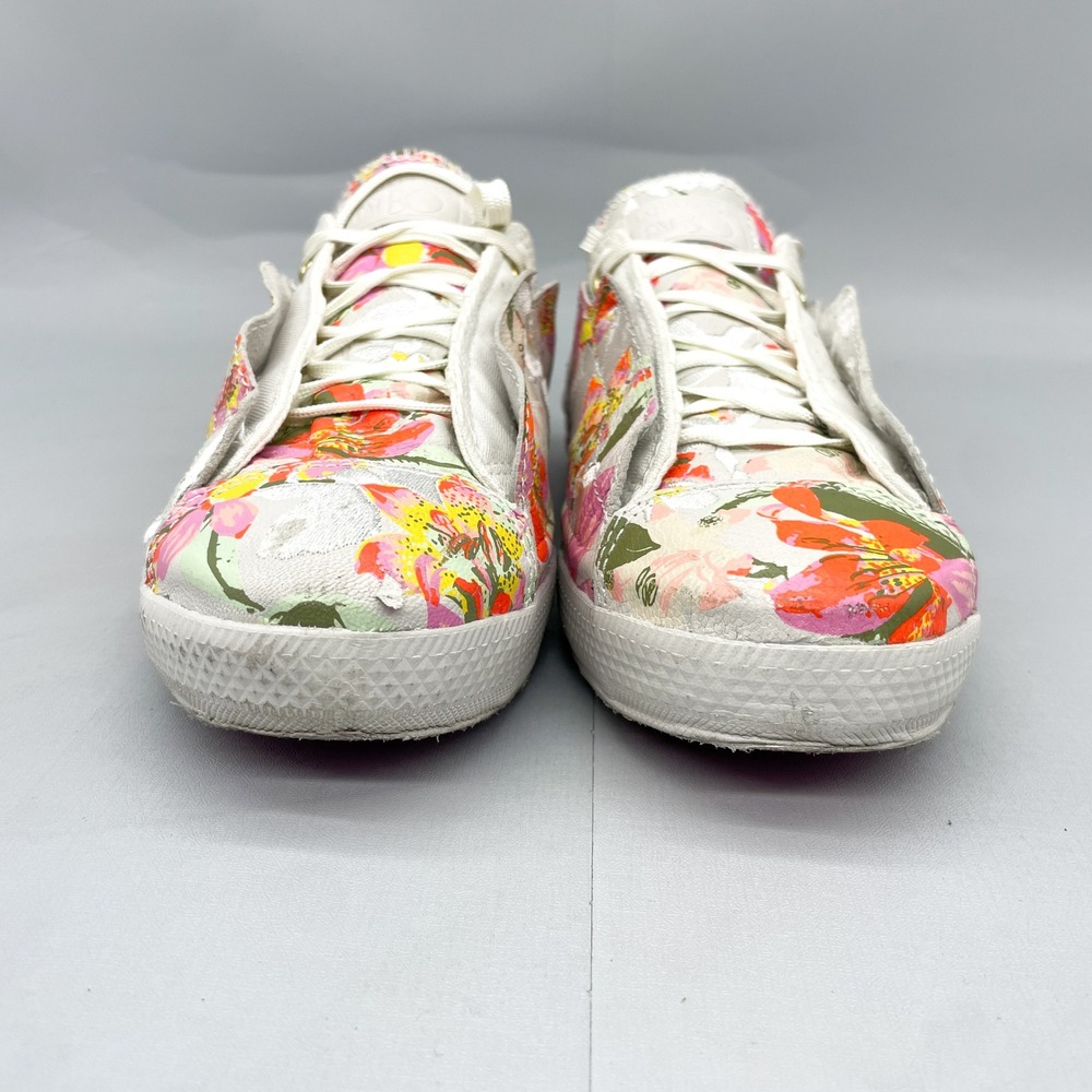 Converse PatBo Womens 8 Chuck Taylor All Star CTAS Floral Leather Sneakers Shoes - Picture 2 of 12